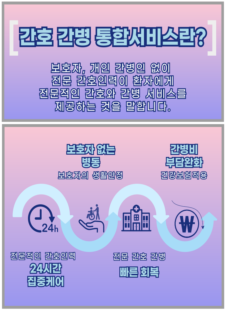 간호간병통합서비스 제공